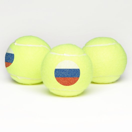 Russische vlag tennisballen (Multi)