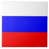 Russische vlag Tile Tegeltje (Voorkant)