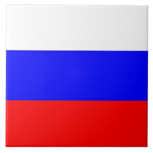 Russische vlag Tile Tegeltje