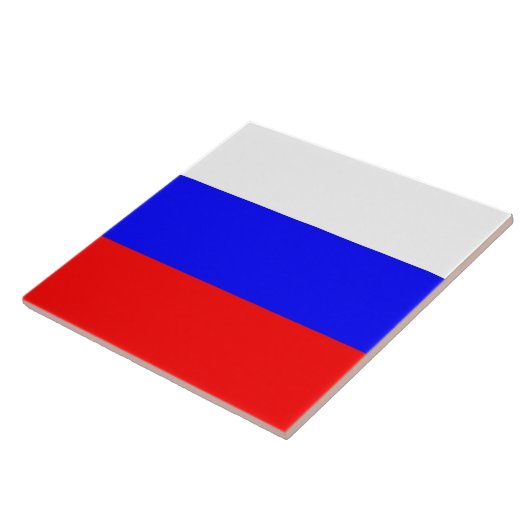 Russische vlag Tile Tegeltje (Zijkant)