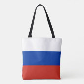 Russische vlag tote bag (Achterkant)