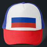 Russische vlag trucker pet<br><div class="desc">Russisch Vlag Trucker Hat. U kunt uw eigen tekst of grafiek toevoegen door "verder aan te passen" te klikken</div>