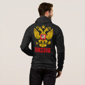 Russische vlag van keiarend hoodie (Achterkant volledig)