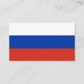 Russische vlag visitekaartje (Voorkant)