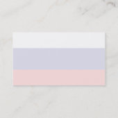 Russische vlag visitekaartje (Achterkant)