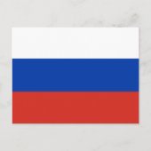 Russische vlag, Vlag van Rusland Briefkaart (Voorkant)