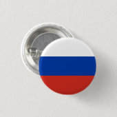 Russische vlag, Vlag van Rusland Ronde Button 3,2 Cm (Voorkant /achterkant)