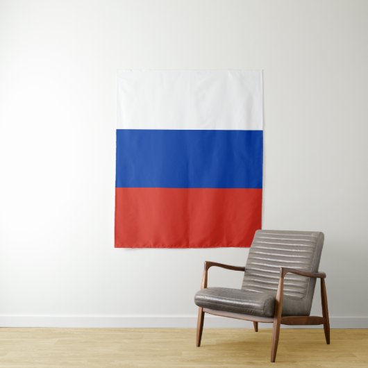 Russische vlag wandkleed (In situ)