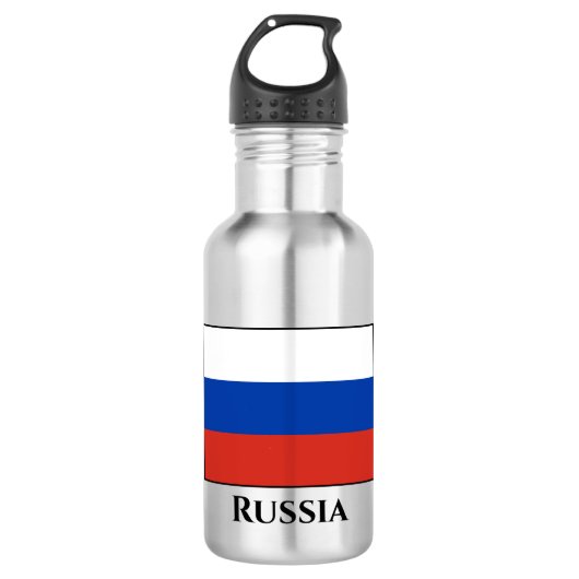 Russische vlag waterfles  (Voorkant)