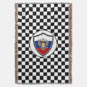 Russische vlaggen deken (Voorkant Verticaal)