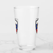 Russische vlaggen glas (Links)