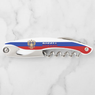 Russische vlaggen kurkentrekker
