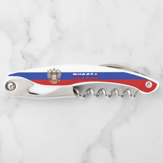 Russische vlaggen kurkentrekker (Voorkant)