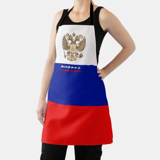 Russische vlaggen schort (Insitu)