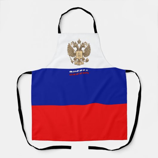 Russische vlaggen schort (Voorkant)