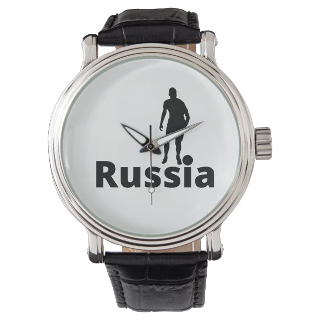 Russische voetbal  horloge (Voorkant)