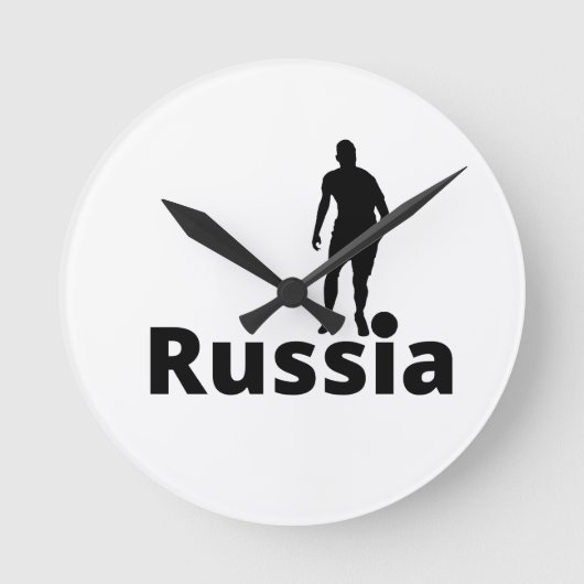 Russische voetbal ronde klok (Voorkant)