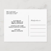 Russische volkskunst khokhloma bruiloft aankondigingskaart (Achterkant)