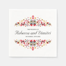 Russische volkskunst khokhloma elegante bruiloft