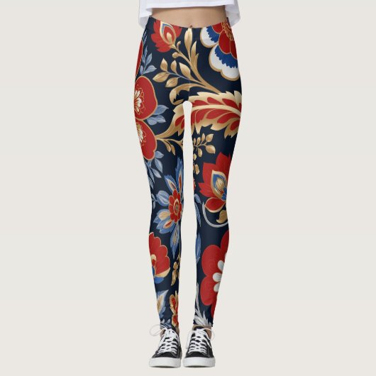 Russische volkstraditie leggings (Voorkant)