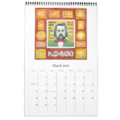 RUSSISCHE Wandkalender voor COMPOSERS Kalender (Mar 2026)