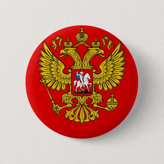 Russische wapenstilstand ronde button 5,7 cm (Voorkant)