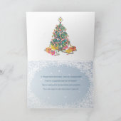 Russische warme kerstkaart feestdagen kaart (Binnen)