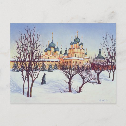 Russische winter 2004 briefkaart (Voorkant)