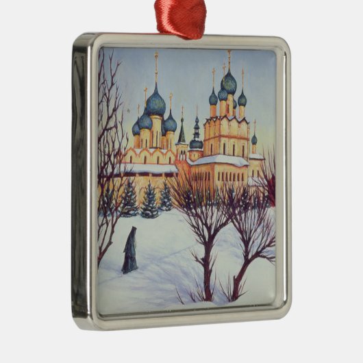 Russische winter 2004 metalen ornament (Rechts)