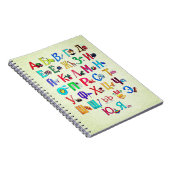 Russisches Alphabet mit Bildern  Notitieboek (Rechterzijde)