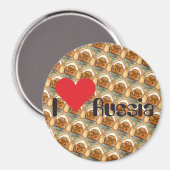Russland - Rusland Babuschka - Matrjoschka Magnet (Voorkant / Achterkant)