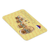 Russland - Rusland Babuschka - Matrjoschka Magnet Magneet (Rechterzijde)