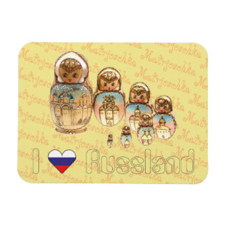 Russland - Rusland Babuschka - Matrjoschka Magnet Magneet