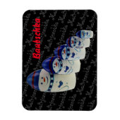 Russland - Rusland Babuschka - Matrjoschka Magnet Magneet (Verticaal)