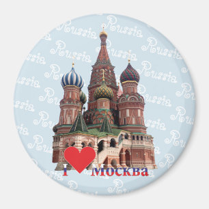 Russland - Rusland Moskau Magnet