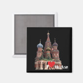 Russland - Rusland Moskau Magnet (Voorkant / Achterkant)