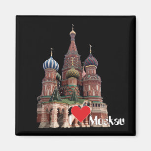 Russland - Rusland Moskau Magnet