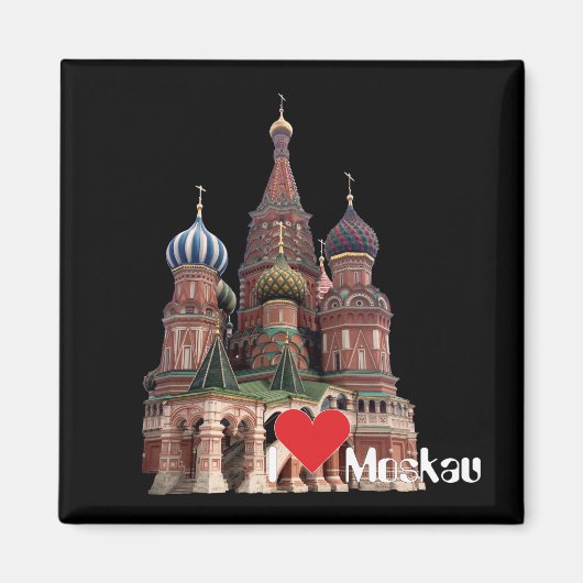 Russland - Rusland Moskau Magnet (Voorkant)