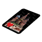 Russland - Rusland Moskau Magnet Magneet (Linkerzijde)