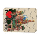 Russland - Rusland Moskau Magnet Magneet (Horizontaal)