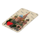 Russland - Rusland Moskau Magnet Magneet (Linkerzijde)