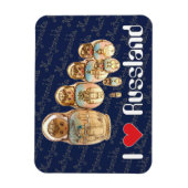 Russland - Russia Babuschka - Matrjoschka Magnet Magneet (Verticaal)