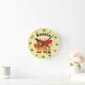 Russland - Russia Babuschka - Matrjoschka Wanduhr Ronde Klok (Huis)