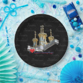 Russland - Russia St. Petersburg Teller Papieren Bordje (Feest)