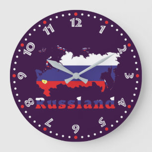 Russland - Russia Wanduhr Grote Klok
