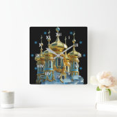 Russland - Russia Wanduhr Vierkante Klok (Huis)