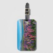 Russle Lupines bij het Tekapomeer | Nieuw-Zeeland Bagagelabel (Voorkant (verticaal))