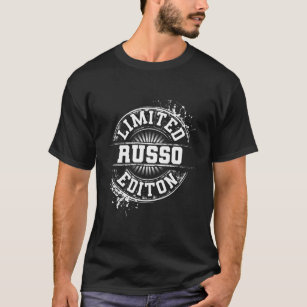 Russo achternaam stamboom reünie t-shirt