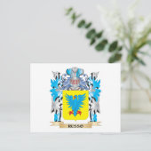 Russo Coat of Arms - Familiekust Briefkaart (Staand voorkant)