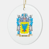 Russo Coat of Arms - Familiekust Keramisch Ornament (Links)